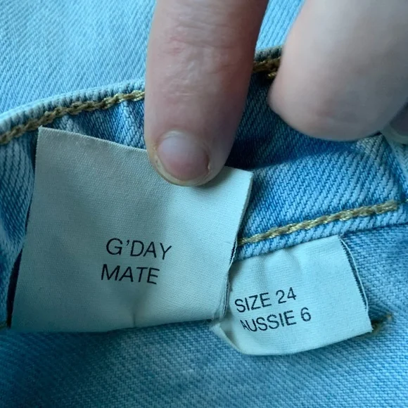 Rolla’s Sailor Light Wash High Rise Wide-Leg Jeans - Picture 9 of 14